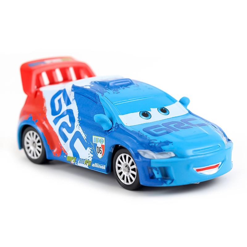 Disney Pixar Samochody Zygzak McQueen Jackson Sztorm Carla Veloso Stop 1:55 metalowych modeli samochodów Zabawka dla dzieci Prezent