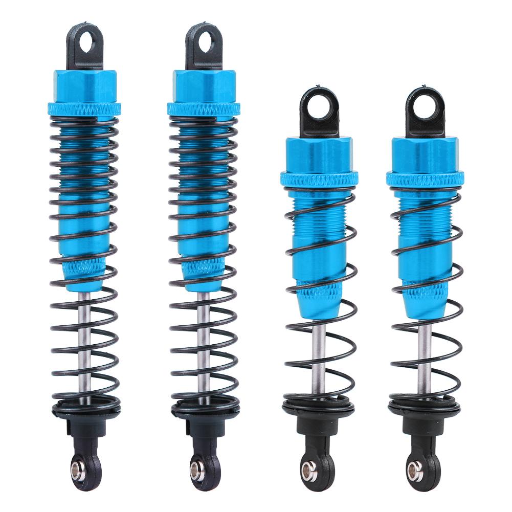 4pcs RC Car 90-108mm Aluminium for FS 53633 51805 51806 1:10 Truck (Black)