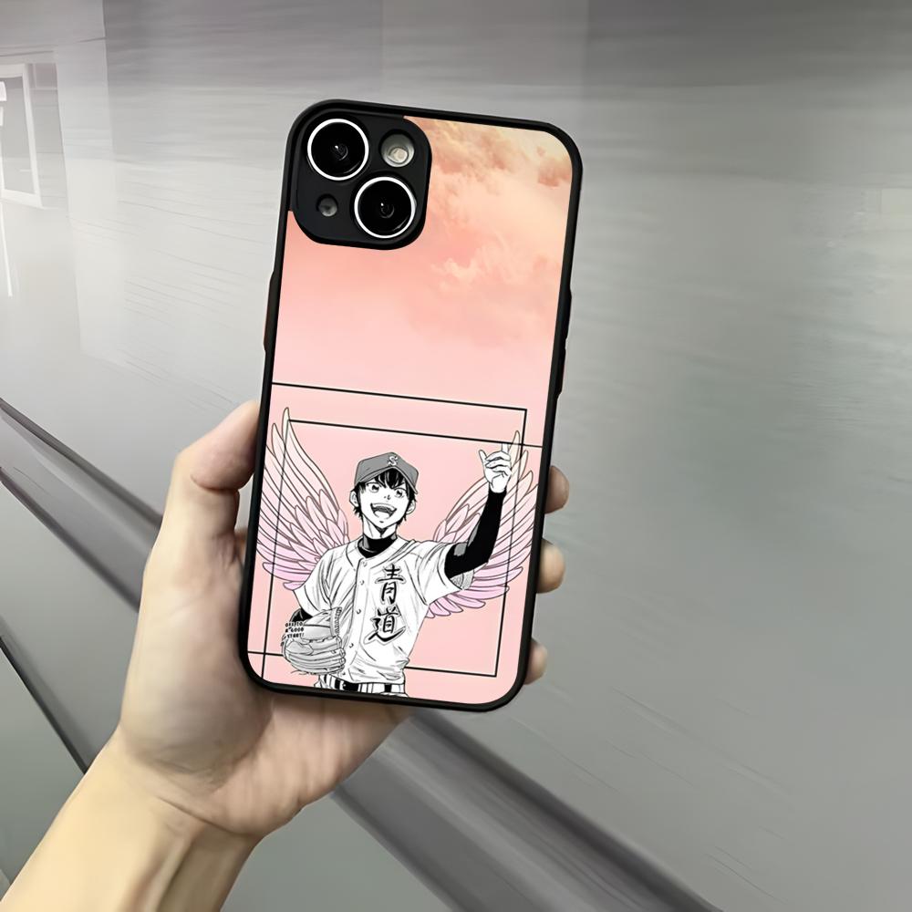 Anime Aces Of D-Diamonds Handyhülle Für Iphone 17 16 15 14 13 12 Pro Max Xr Air Plus Hautgefühl Schwarze Hartschalenabdeckung