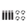 2026 Hot For VW VOLKSWAGEN 4PCS Carbon Fiber Car Door Lock Pins Bolt Cover For Volkswagen Passat Santana Tiguan Golf Bora Jetta