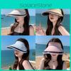Summer Sun Protection Hat With Large Brim For Women Outdoor Sunshade Flip Up Wide Brim Uv Hat