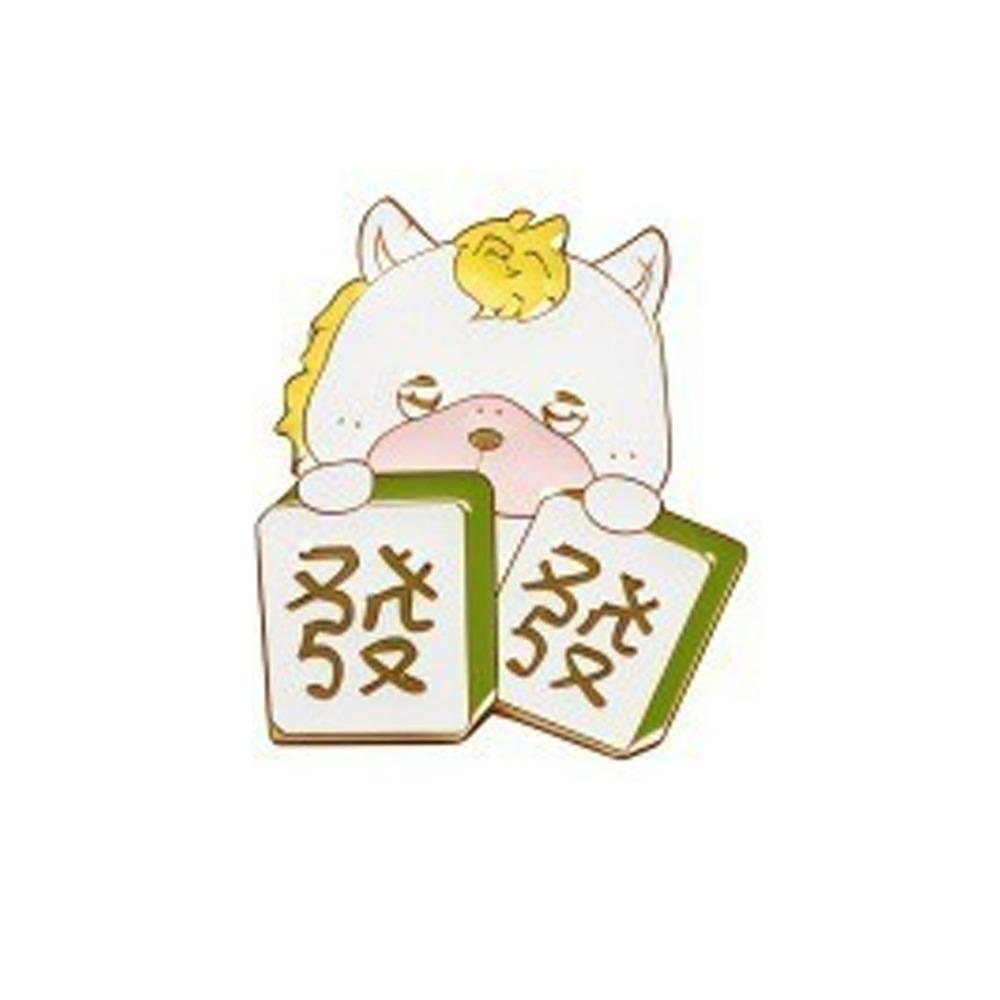 Cartoon Zodiac Horse Brooch Zinc Zinc Zinc Alloy New Year Lapel Pins Cute Animal Brooch  Clothing Accessories