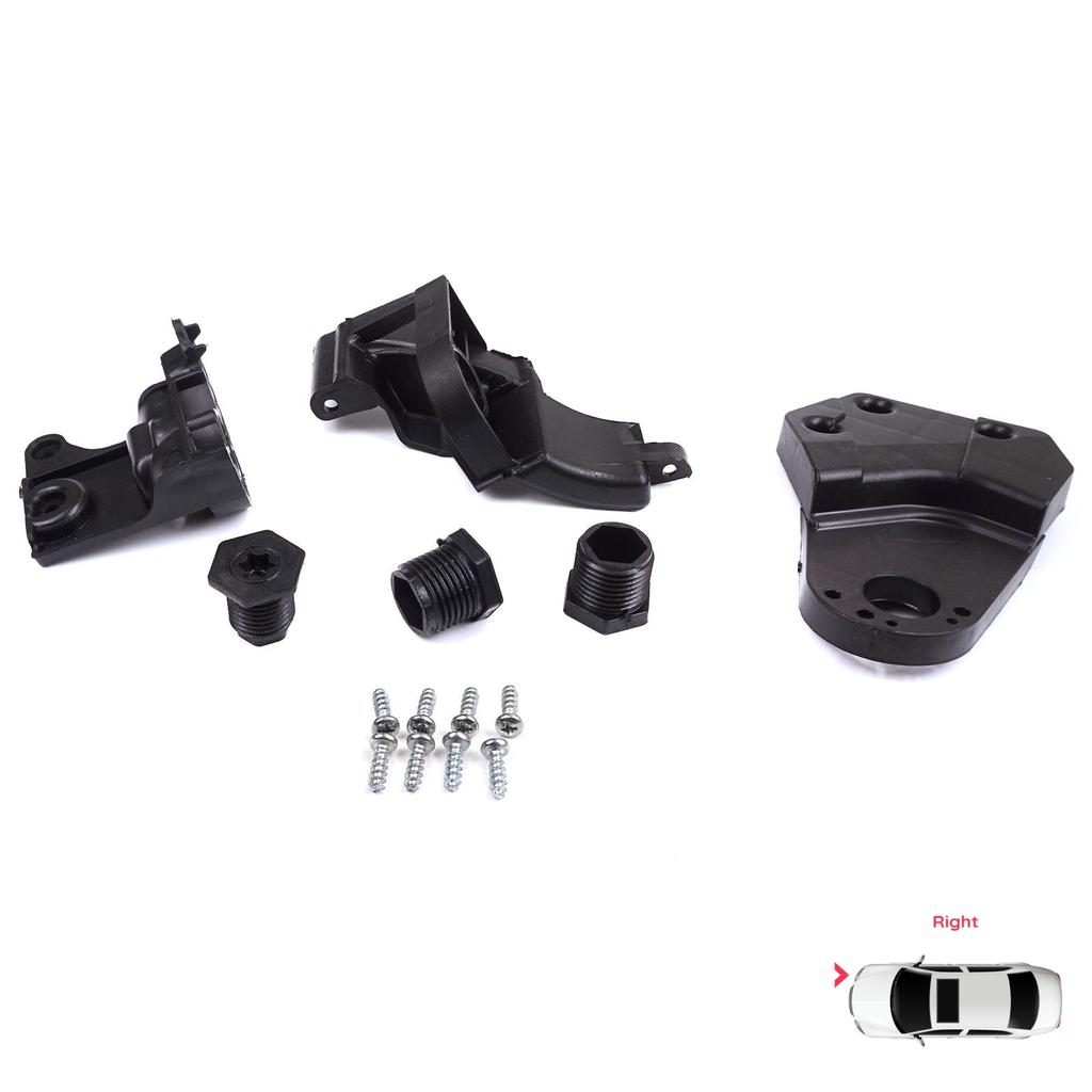 EHL572-2 Scheinwerferhalterung Montage Reparaturwinkel Laschensatz Rechte Seite für Mercedes E-Klasse W213 X213 W238 C238 A238 2016-2020