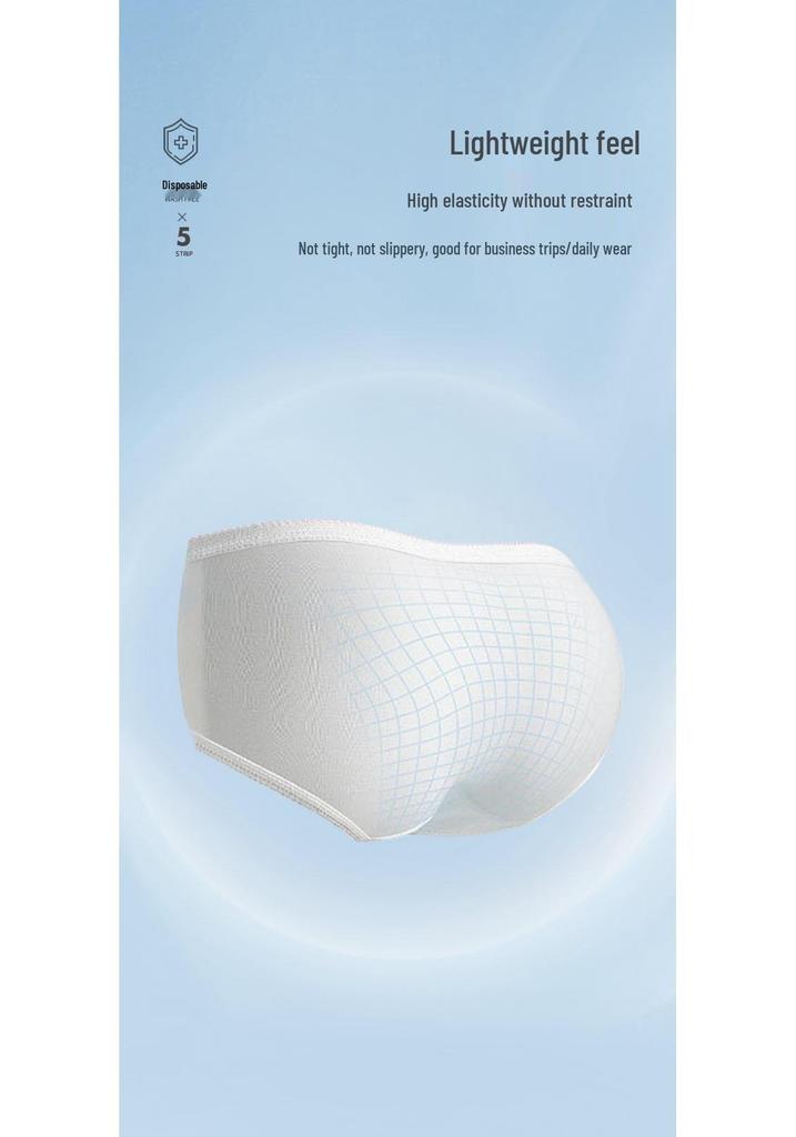 Jieliya Unisex Disposable Cotton Underwear - Travel & Daily Use, Wash-Free, Suitable for Pregnant and Postpartum Women