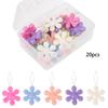 20pcs/box Flower Shape Wire Loop Needle Threaders for Cross Stitch Embroidery Sewing Needlework Thread Guide