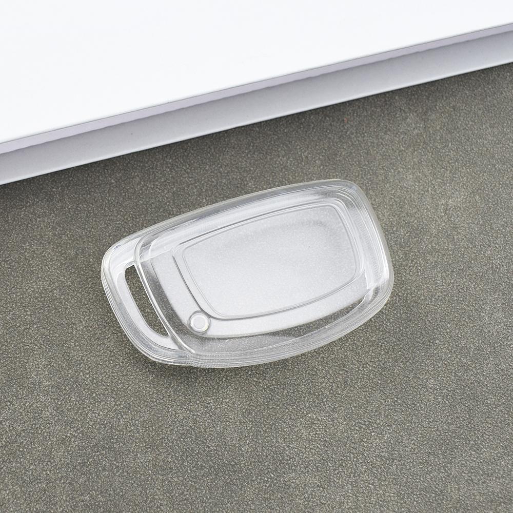 Transparent TPU Shell Fob Car Smart Key Case Cover For Hyundai Tucson Santa Fe Creta Ix35 Ix45 I10 I30 I40 Rena Sonata Elantra