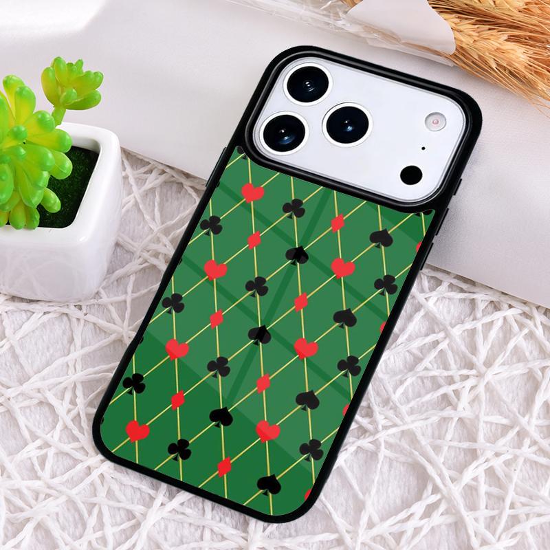 

POKER PLAYING CARDS soft Shockproof Phone Case for iPhone 17 Air 16e 15 11 12 14 13 Pro Max Cover Coque iPhone 16 Pro Max