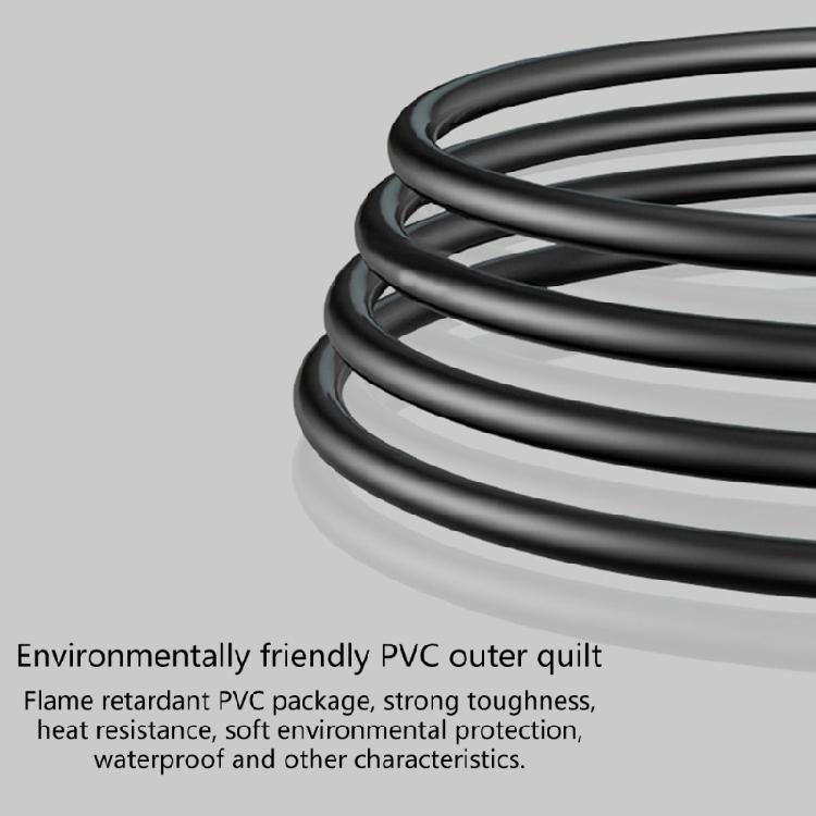 C14 to C7 Cord PVC Male to Female Cable Convenient Power Cable PVC Cord for Room