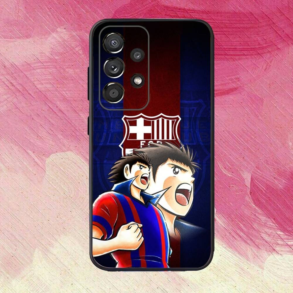 Comic C-Captain Tsubasas Phone Case For Samsung S25,S24,S21,S22,S23,S30,Ultra,S20,Plus,Fe,Lite,Note,10,9,5G Black Cover