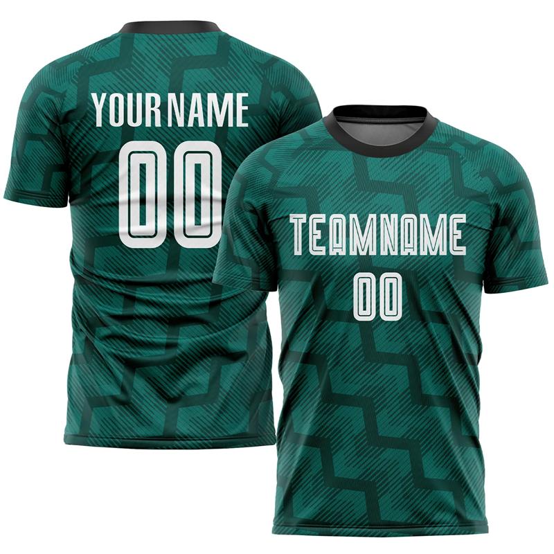 Custom Name Football Sport T-shirt For Men Novel 3D Print Graphic Short Sleeve
