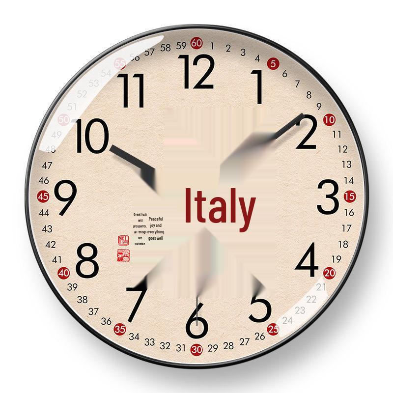 

Joyful Quartz Wall Clock: Modern Artistic Design for Prosperity 8 inches
