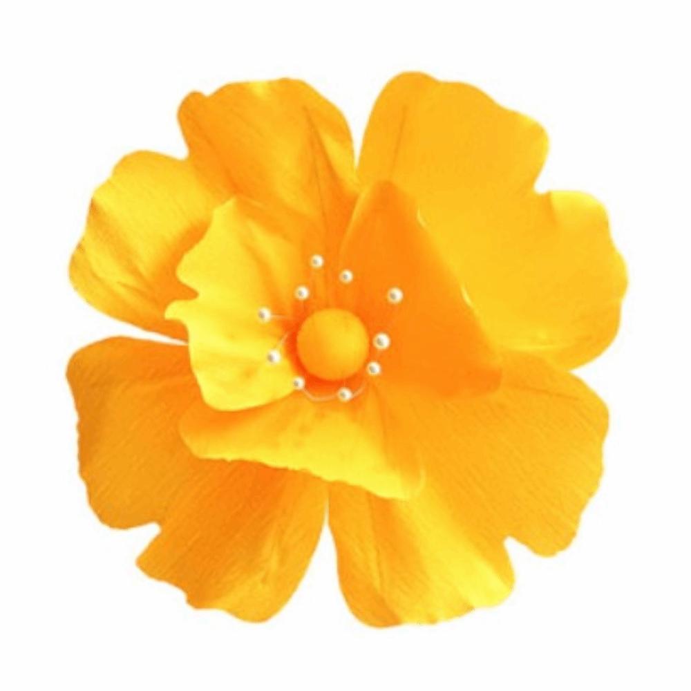 

Wrinkles Paper Simulated Flower 3D Flower Simple Design Three-dimensional Paper Art Crepe Paper Window Display Background Wall жовтий