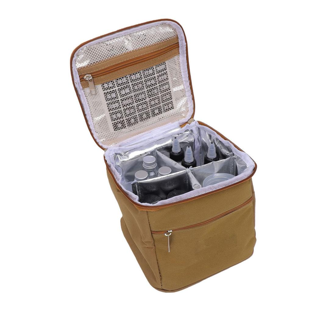 15 Pcs Portable Seasoning Bottle Set Outdoor Camping Condiment Containers with Oxford Cloth Organizer Bag for Picnic