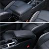Car Armrest Box Mats Console Pad Liner Cover Black For Nissan Sentra
