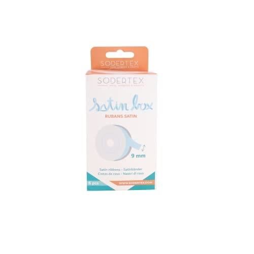 Rubans Satin - SODERTEX - Lot de 8 - Largeur 9mm - Longueur 10m - Assortiment de Couleurs