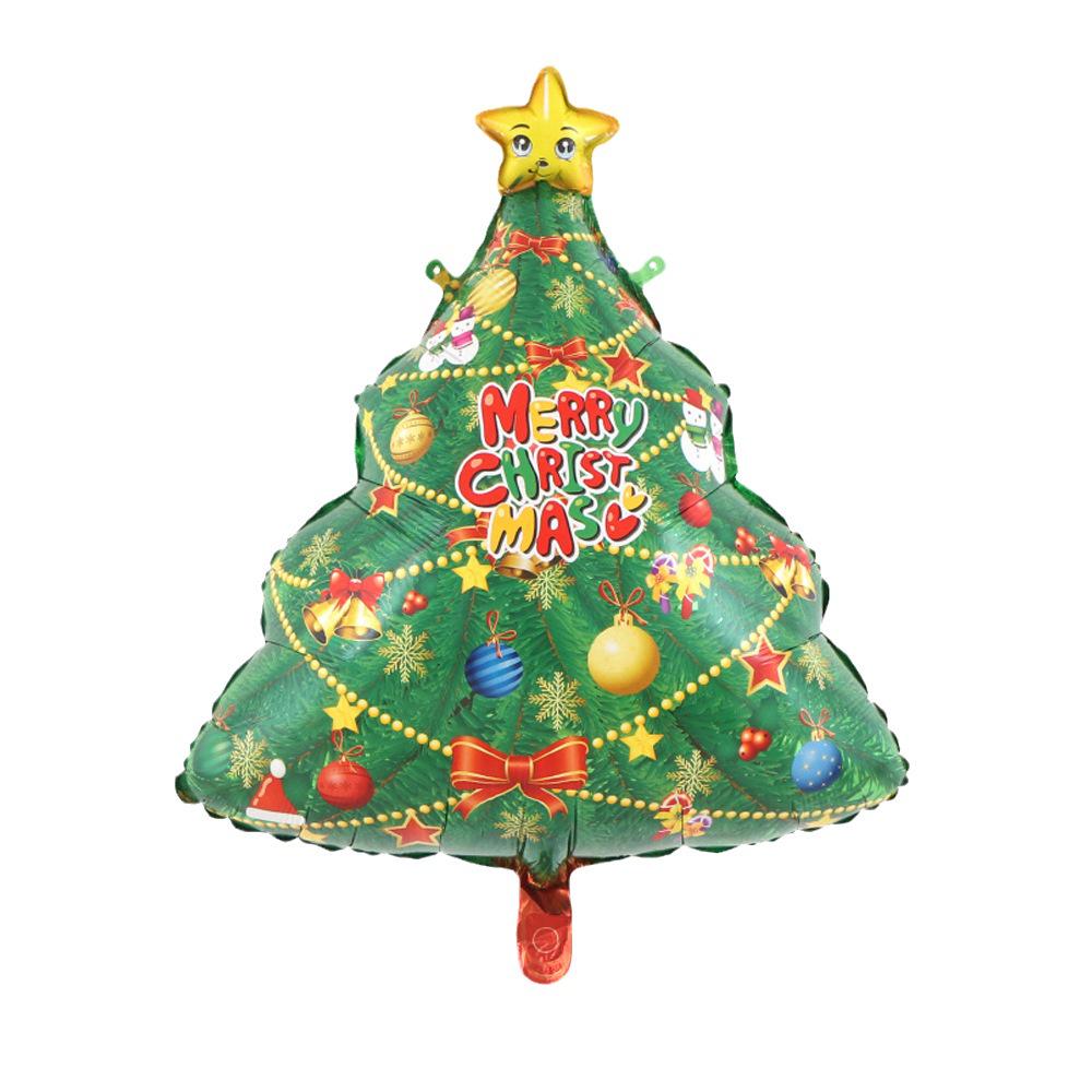 Christmas Cartoon Balloons: Santa, Snowman, Elk, Christmas Tree Decorations