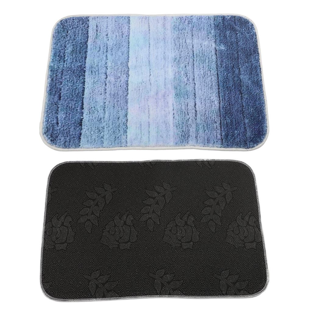 För Badrum Snabbtorkande Matta Färgövergång Badrumsmatta Badrumsinredning 30*20*2CM Badrumsmatta För Områden Med Hög Trafik Halkfri Badrumsmatta