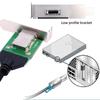 Cablecc Mini SAS Male To Female External Extension Internal Cable with PCBA Low Profile SFF-8087 SFF-8088 Bracket, 50cm, SF-083-36PIN-CC