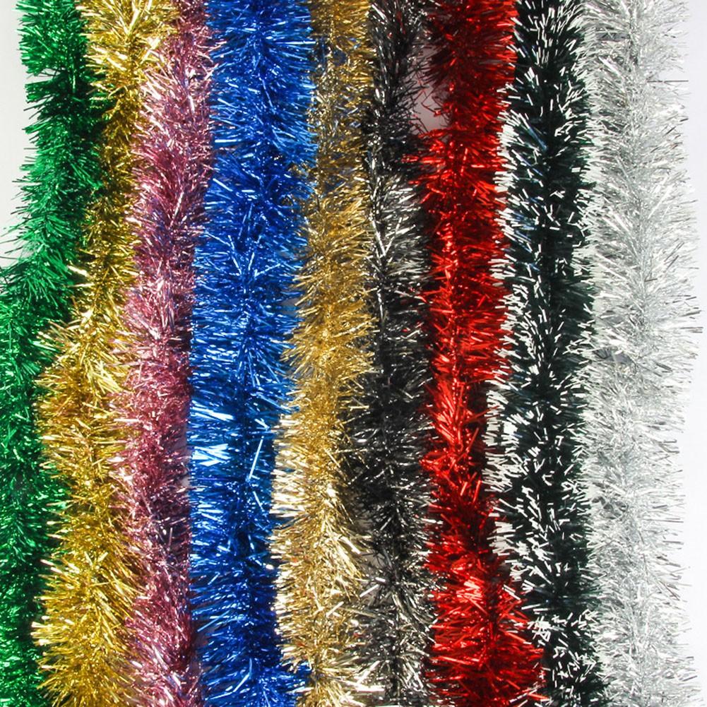 Stylish Christmas Bar Tops Ribbon Tinsel Garland 5M Length Delightful Decor