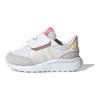 adidas Neo Run 70S Ac Synthetic Leather Comfortable Durable Low-Top Sports Casual Shoes Baby Sneakers White Gray GW1485