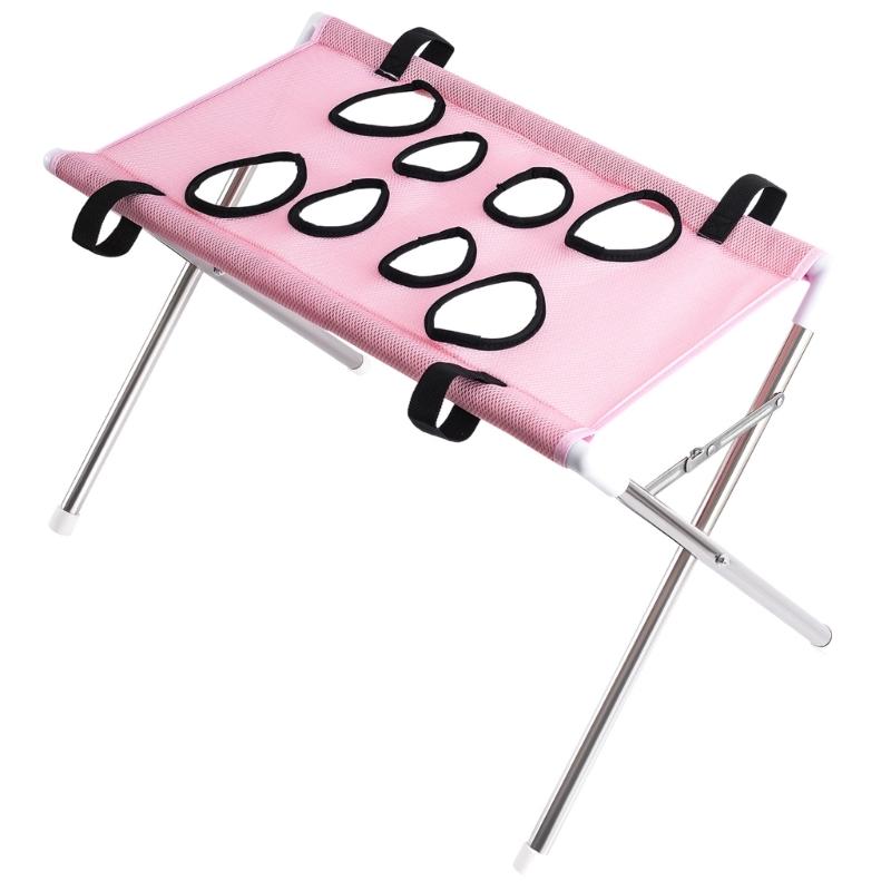 Practical Pet Resting Bed Heavy Duty Grooming Hammock with NonSlip Support Frame and Washing Hole For Dog Cats Grooming