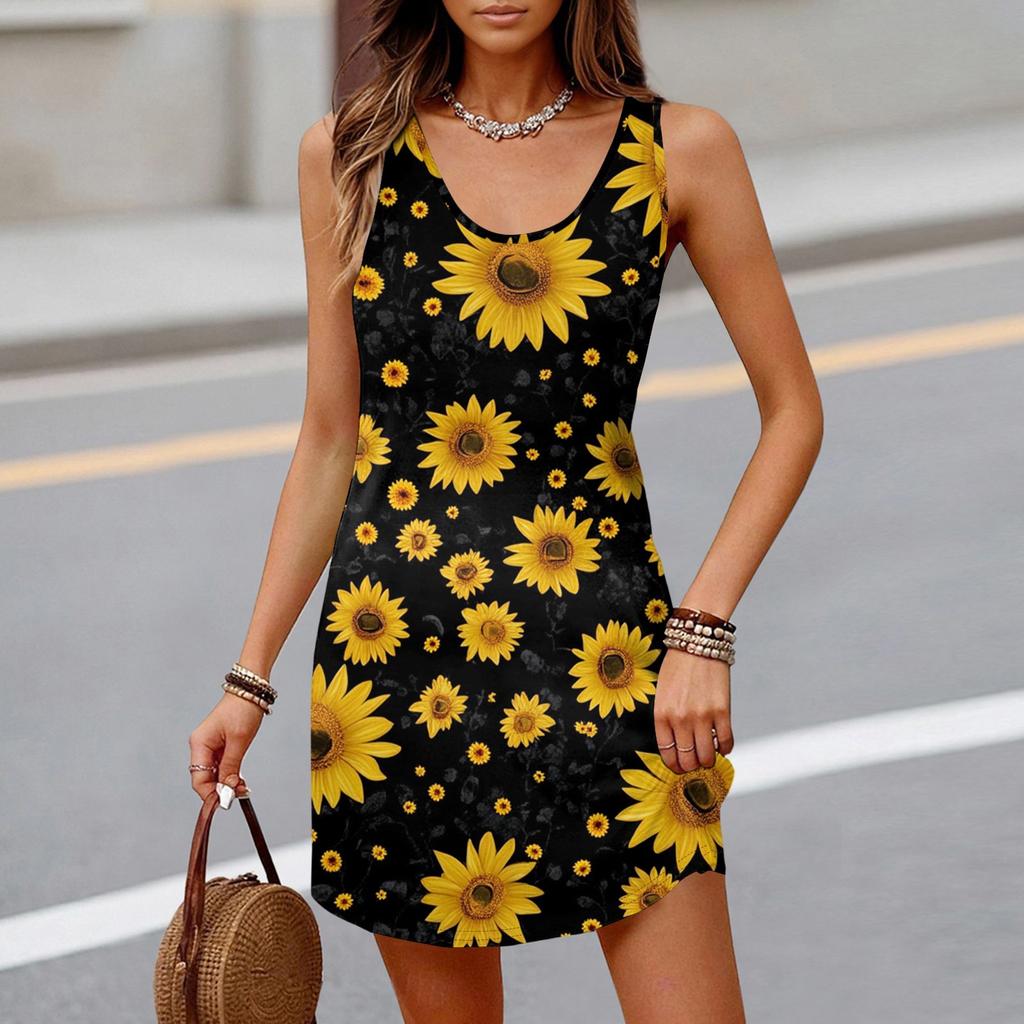 Rochie de vară pentru femei, rochie de plajă, cu buzunare, stil boho, cu mânecă scurtă, rochie de plaj ... cu guler O, rochie de plajă lejeră