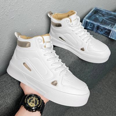 Pantofi cu toc înalt de mărime mare toamnă și iarnă 45 pantofi de skate Guochao 46 pantofi sport casual pentru studenți 47 pantofi pentru bărbați tineri lărgiți și îngrășați