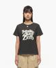 MOZMOZ Blur Square Regular Fit Short Sleeve T-Shirt Charcoal