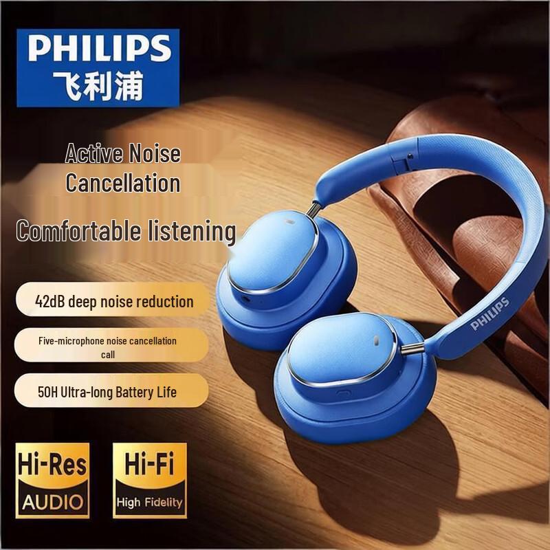

Philips TAH5519 Active Noise Cancelling Wireless Headphones