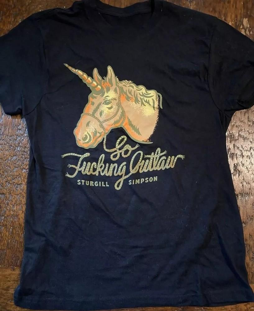 Outlaw Music Festival Sturgill Simpson Shirt Black Short Sleeve Unisex S-5XL.... Unisex T-Shirt XXXL