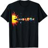 Sun Eating Planets Funny Retro Video Game Gift For Gamers T-Shirt