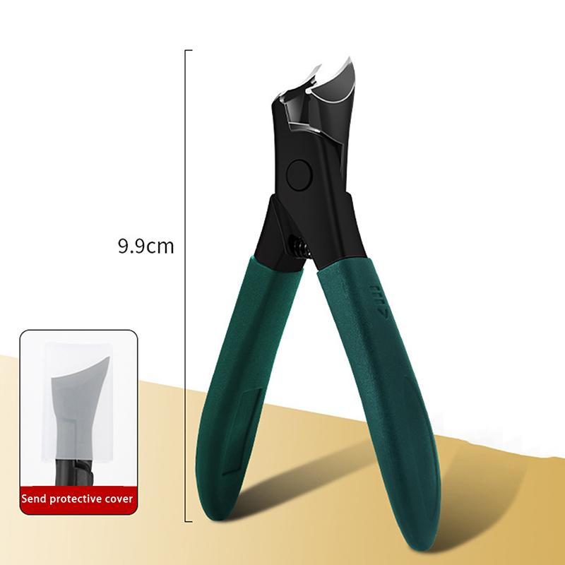 

Косоугольный кусачки для ногтей с широким зевом, кусачки для ногтей на ногах, диагональные плоскогубцы, инструменты для маникюра, бытовые специальные кусачки для ногтей с защитой от разбрызгивания as the picture