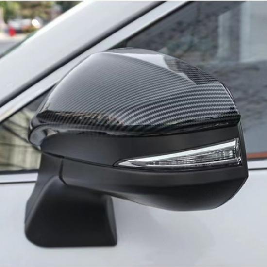 Carbon Fiber Rearview Mirror Cover Trim 2X For 2014-2024 Toyota 4Runner
