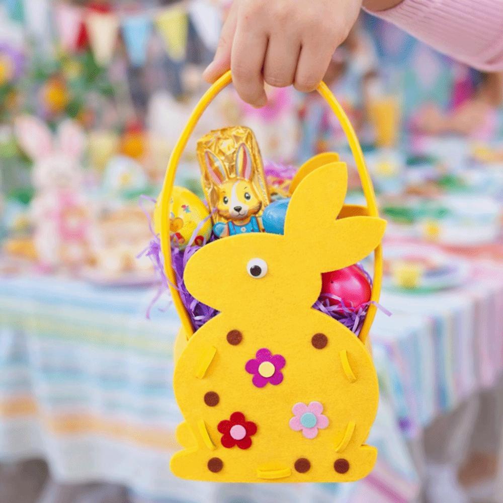 Large Capacity Rabbit Candy Bags Cartoon Storage Bag Cookie Gift Bag  Children Festival