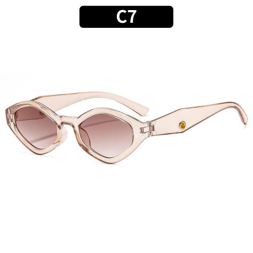 

Fashion Cat Eye Sunglasses Vintage Luxury Brand Designer Black Irregular Rhombus Ladies Sun Glasses Eyewear UV400 Gafas De Sol As Picture
