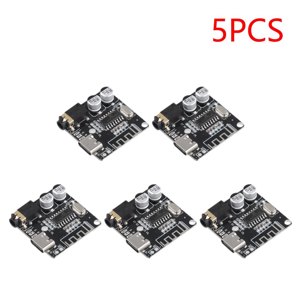 Audio Receiver Board Bluetooth-Compatible5.0 Type-C Wireless Stereo Music Module 3.7-5V MP3 Decoding Player Board for DIY