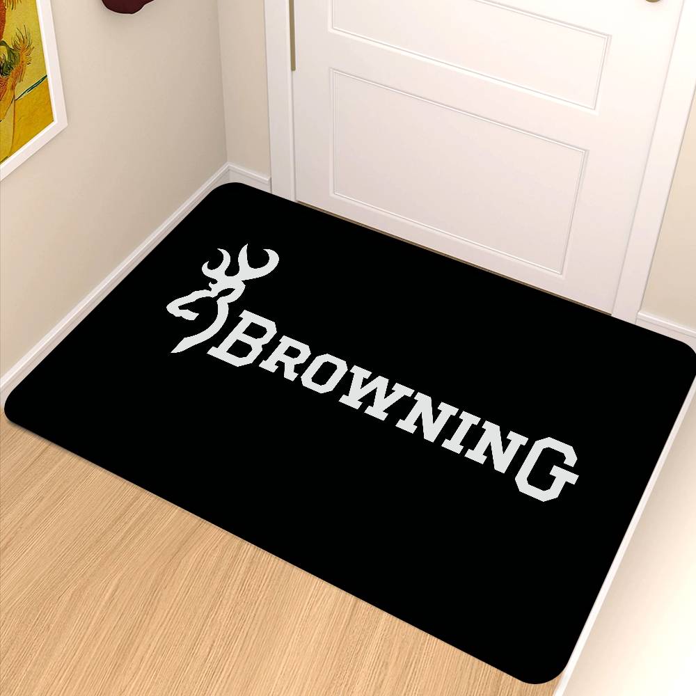 Tappetino B-Browning Logo Antiscivolo Tappetino Lavanderia Decorazione Lavanderia Balcone Bambini Soggiorno Tappetini Comodino
