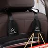 Leather Car Seat Back Hooks Portable Hanging Bag Rack Accessories For Citroen C1 C2 C3 C4 C5 C6 C8 C4L DS3 DS4 DS5 LS DS6 Grand Picasso