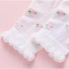 5 Pairs of Girls' Summer Thin Socks, Children's Lace Butterfly Breathable Mesh Socks