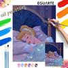 Disney DIY Sleeping Cinderella Oil Painting Art Painting Kit Home Wall Decor Handmade Gift for Room Aesthetic Modern Art Craft Decor