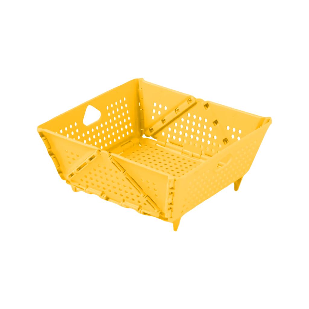 , Korb, Multifunktionaler faltbarer Obstkorb, Haushaltsküche Wäschekorb