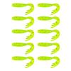 10pcs Fishing Lures 5.5cm 2.1g Swimbait Curl Tail Worms Grub Lures Soft Baits Baits Fishing Accessories