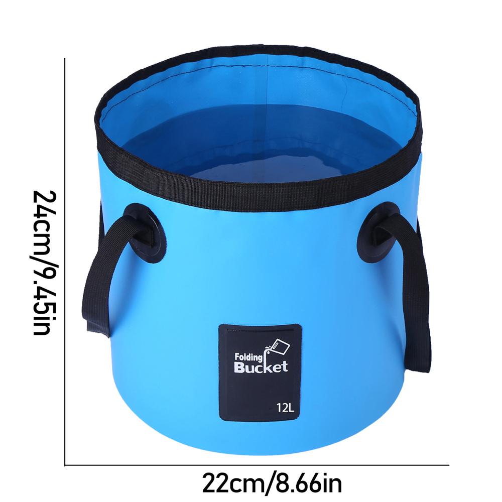 20L Waterproof Folding Bucket Portable Outdoor Travel Folding Multifunctional Car Wash Fishing Camping Fold Water Storage Bucket