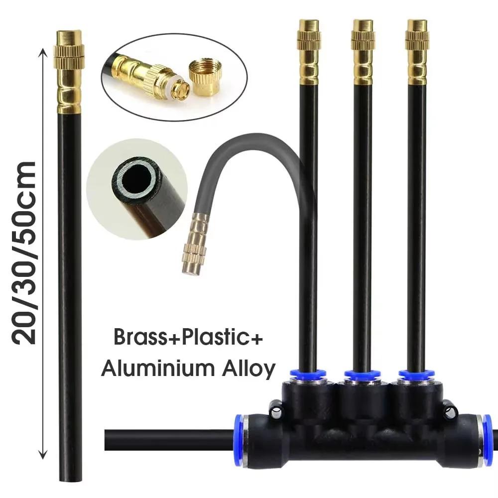 5/10pcs 360° Free-bend Misting Nozzles Adjustable Irrigation Auto Watering New Atomization Sprayer