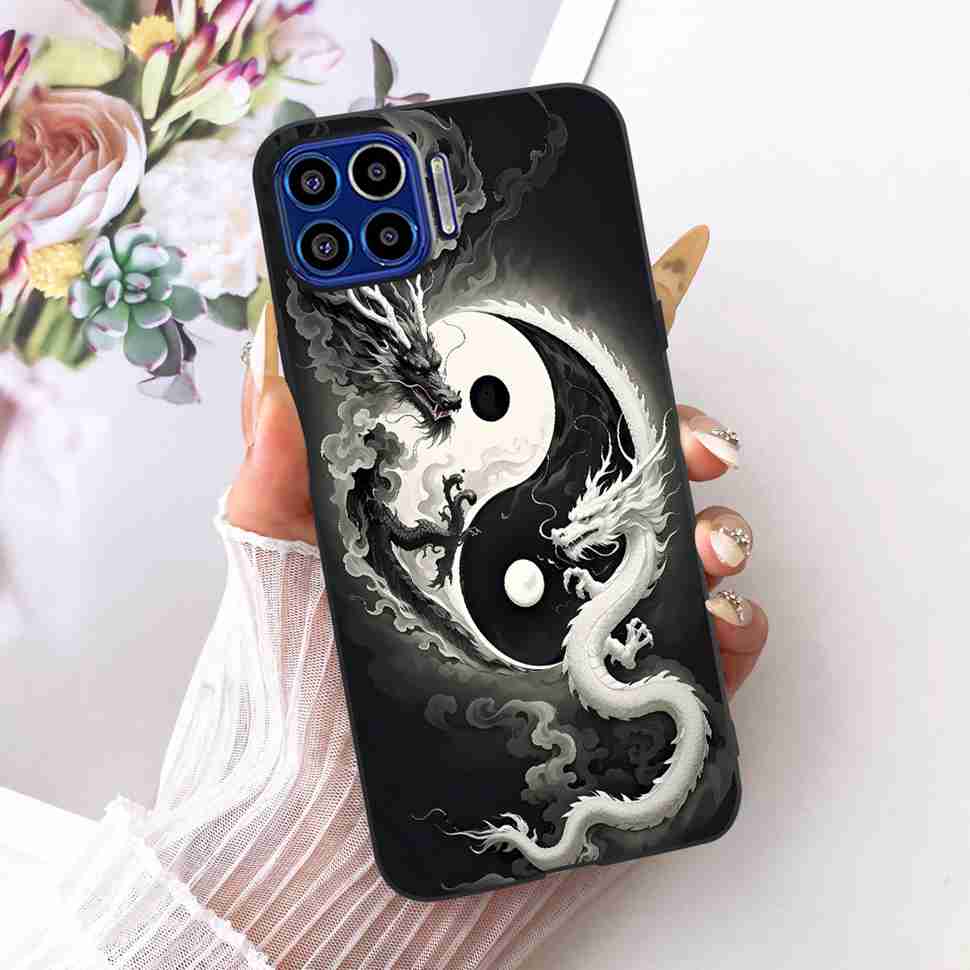 Für Motorola One 5G 6,7" Hülle Neueste Beliebte Drucke Silikon TPU Schwarze Abdeckung Für Motorola One MOTO ONE 5G Handyhüllen Bumper