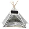 Cozy Detachable Pet Tent House Winter Warm Cat Dog Bed Washable Cushion Mat for Kittens Puppies Indoor Outdoor Shelter
