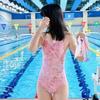 Women's High-end One-piece Triangle Professional Racing Swimsuit