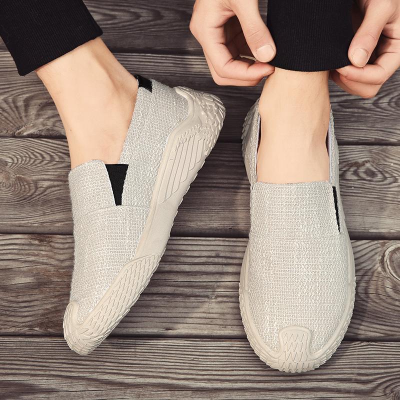 Canvas Shoes Men's Shoes Breathable Trend 100 Board Shoes Sports Casual Soft Sole Non-slip Linen Old Beijing Cloth Shoes