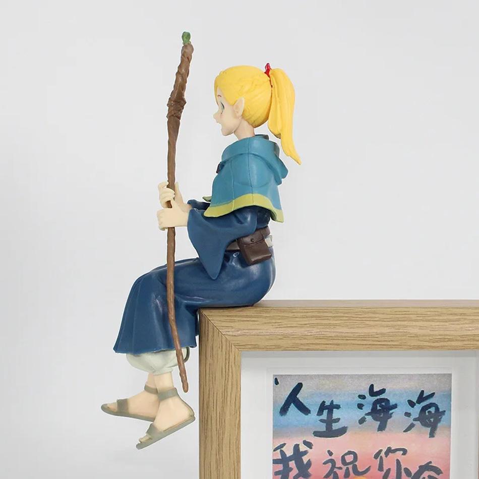 Anime Girl Statue - Delicious in the Dungeon Marcil Donato Sitting Doll Toy Gift with Dungeon Food Leo Stouten Action Figure