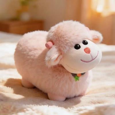 Latest Cute Little Sheep Doll Kawaii Stuffed Plush Toy Handmade Doll Cartoon Anime Cute Pillow Children's Birthday Gift Doll